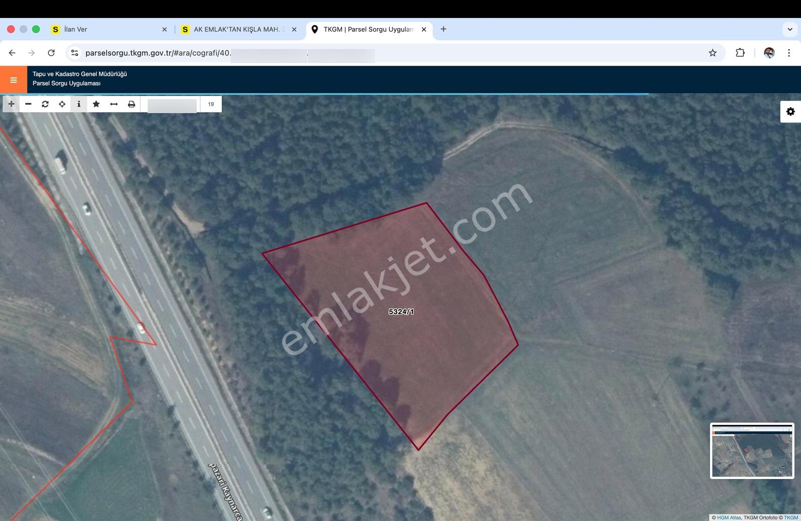 Sakarya Adapazarı Duble Yola Cepheli Yatırımlık Tarla - Görsel 3