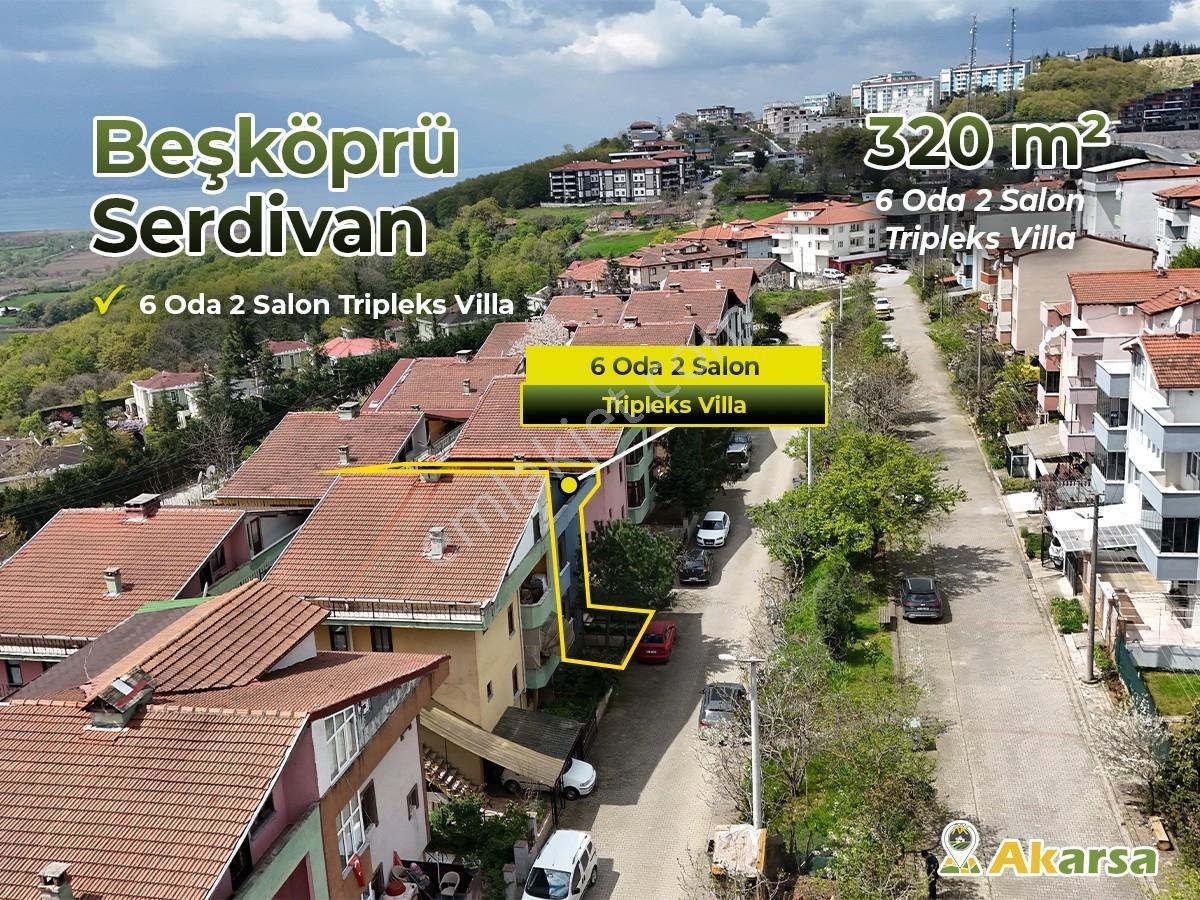 Ak Emlak'dan Göl Manzaralı 6+2 Bahçeli Tripleks Satılık Villa - Görsel 8