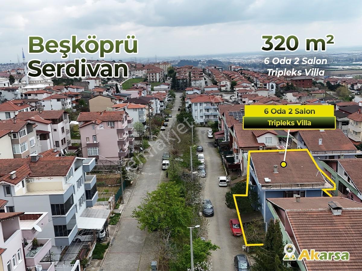 Ak Emlak'dan Göl Manzaralı 6+2 Bahçeli Tripleks Satılık Villa - Görsel 18