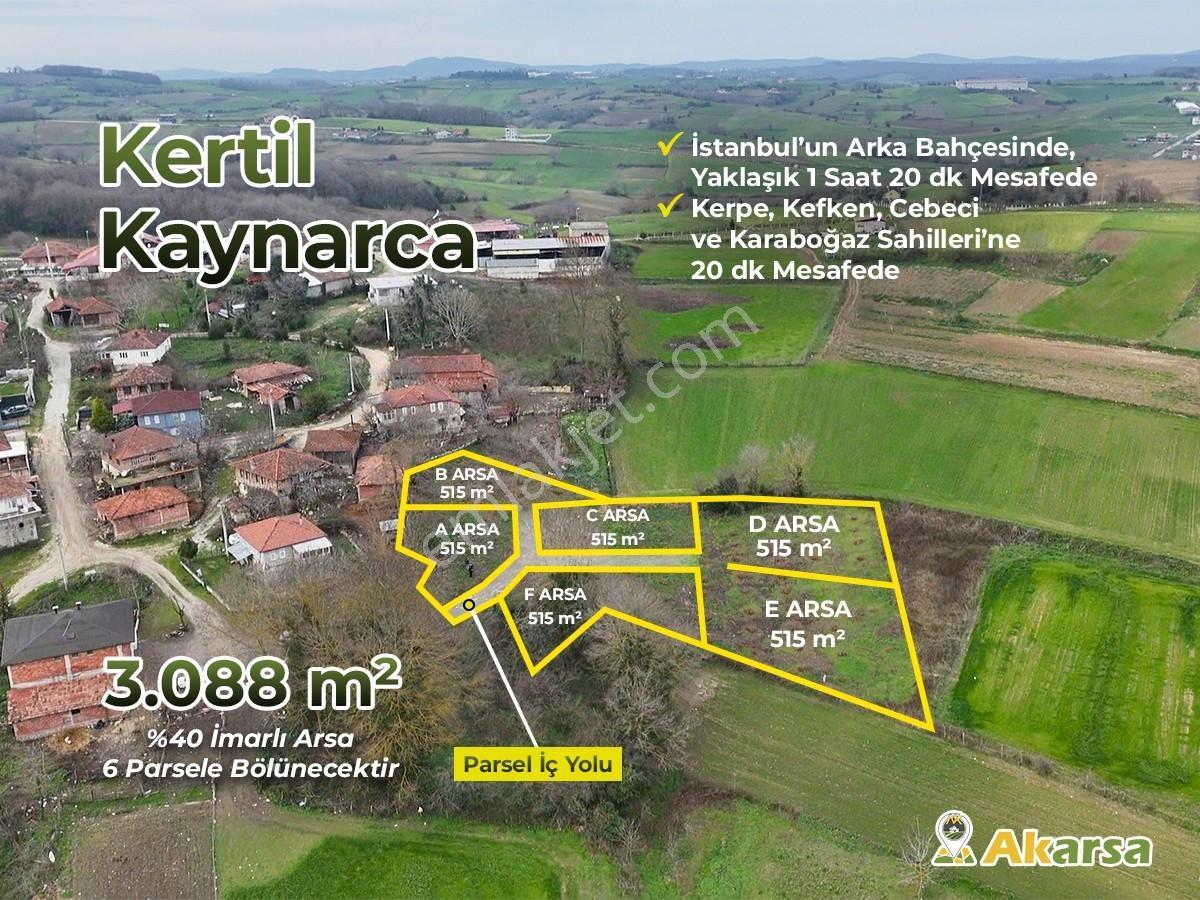Kertil'de 515 M2 %40 İmarlı Manzaralı Arsalar - Doğalgaz Mevcut - Görsel 6
