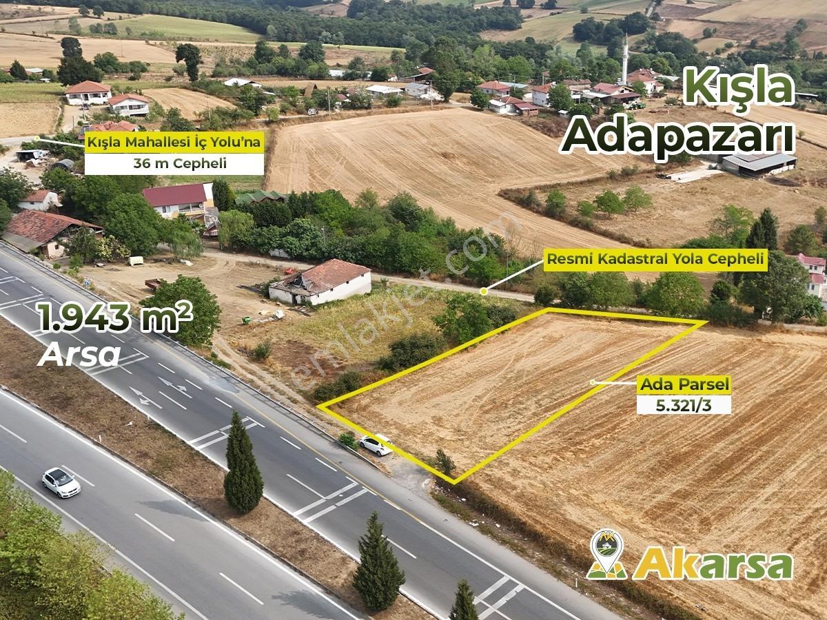 Kışla'da 1943 M2 Çift Yola Cepheli %40 İmarlı Muhteşem Arsa - Görsel 2