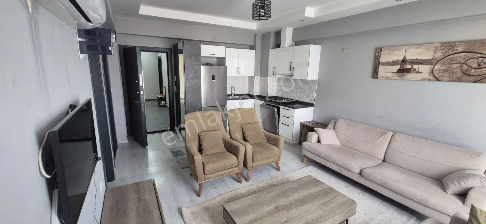 Salihli Sevgi Yolunda Eşyalı Kiralık 1+1 Daire