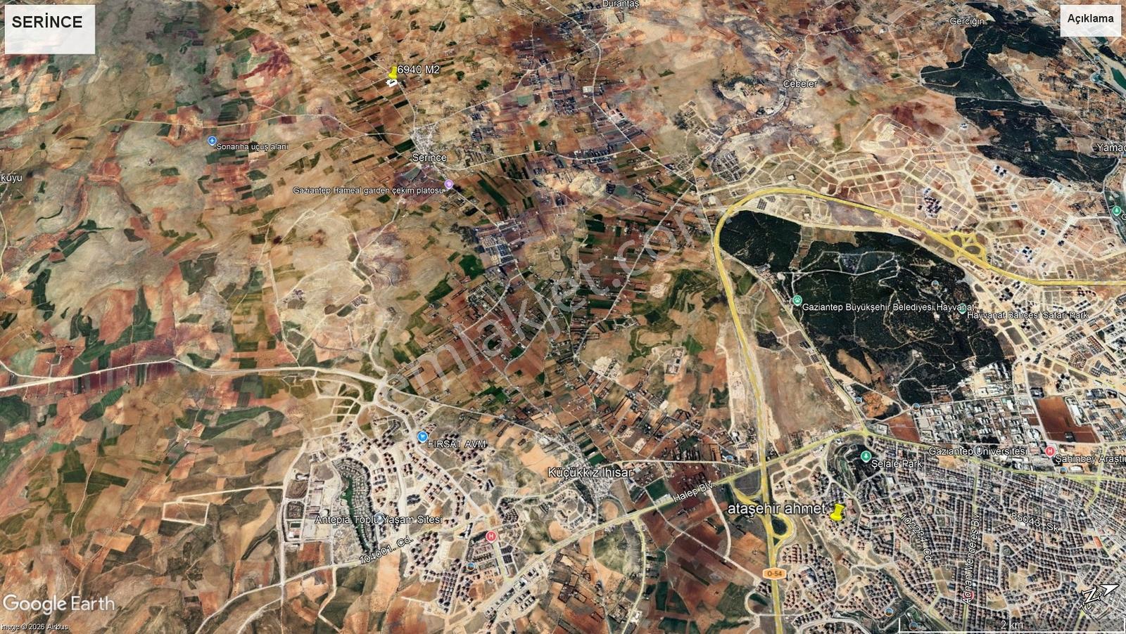 Serincede Asfalt Yol Üzeri İmara Çok Yakın Satılık Toprak Emlakt - Görsel 19