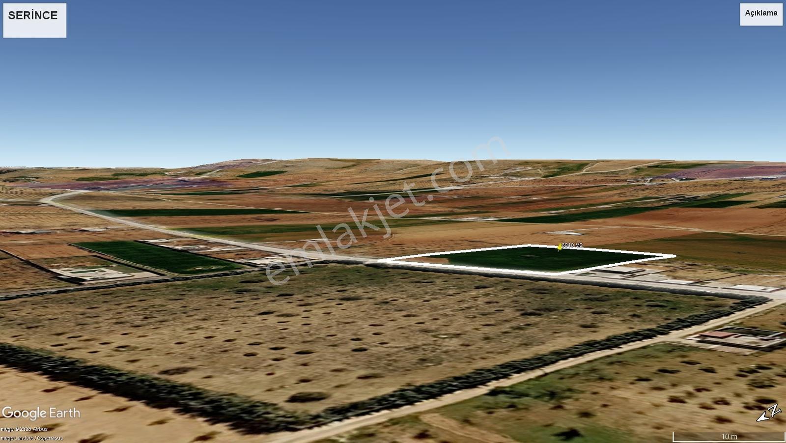 Serincede Asfalt Yol Üzeri İmara Çok Yakın Satılık Toprak Emlakt - Görsel 14