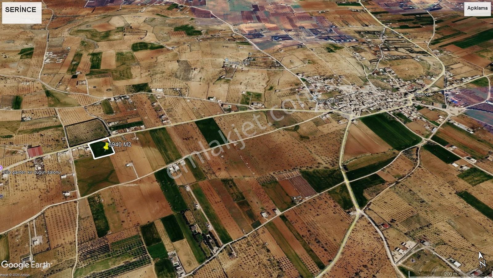 Serincede Asfalt Yol Üzeri İmara Çok Yakın Satılık Toprak Emlakt - Görsel 16