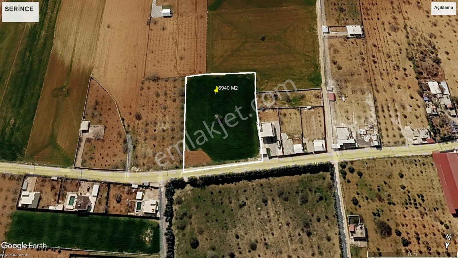 Serincede Asfalt Yol Üzeri İmara Çok Yakın Satılık Toprak Emlakt - Görsel 12