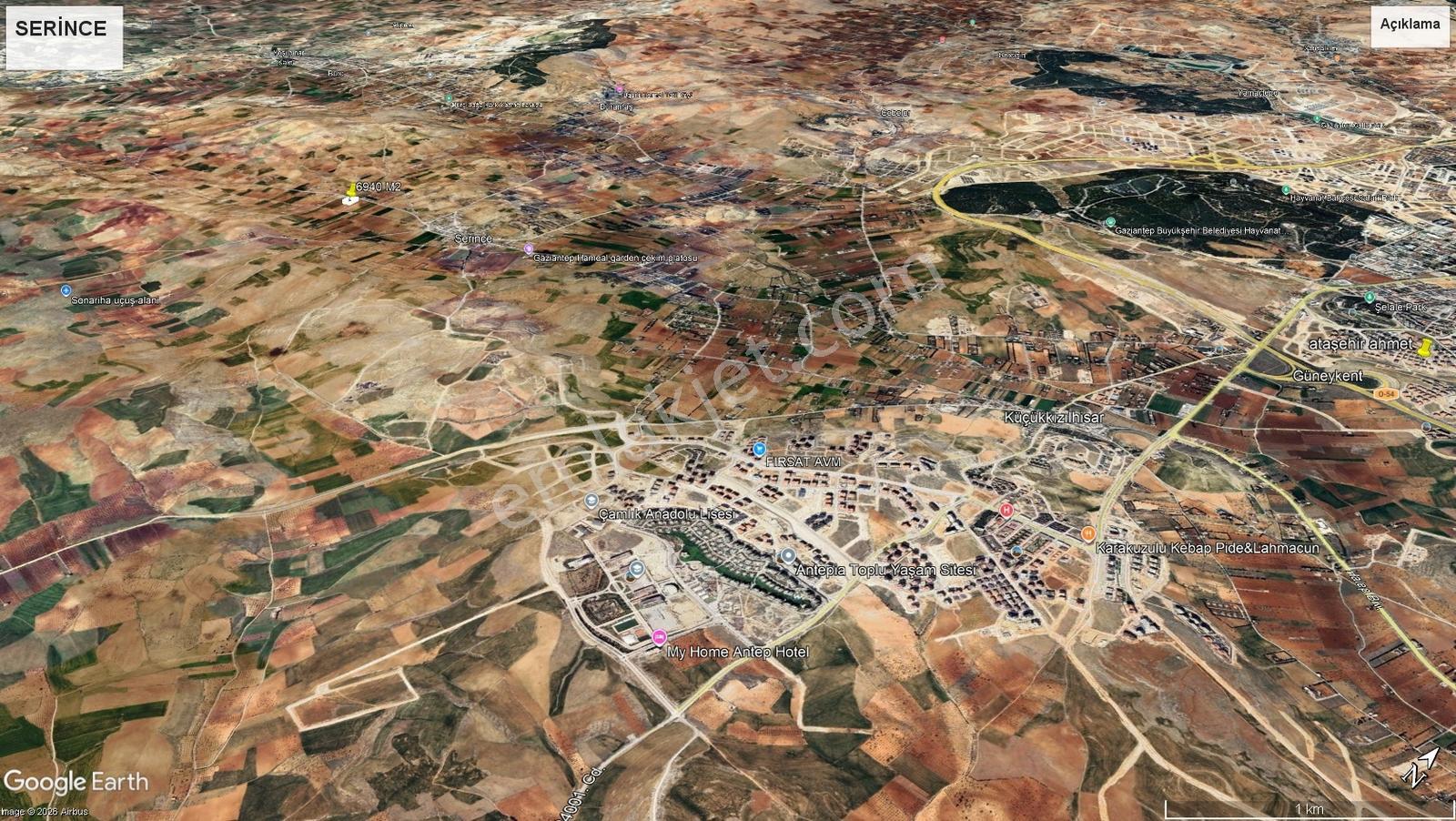 Serincede Asfalt Yol Üzeri İmara Çok Yakın Satılık Toprak Emlakt - Görsel 17