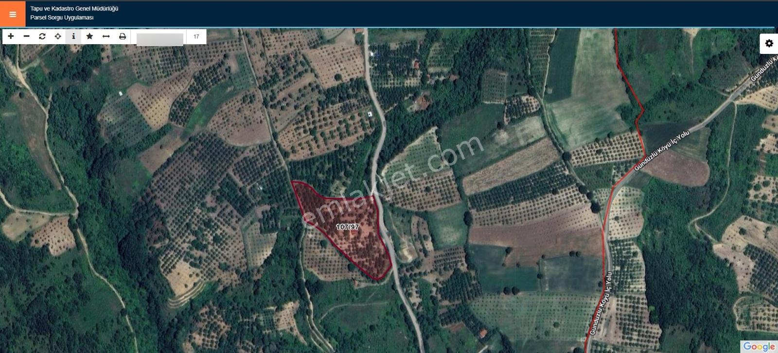 İnegöl Konurlar'da Satılık 14,600 M2 Yapı Kayıt Belgeli Cevizlik - Görsel 4
