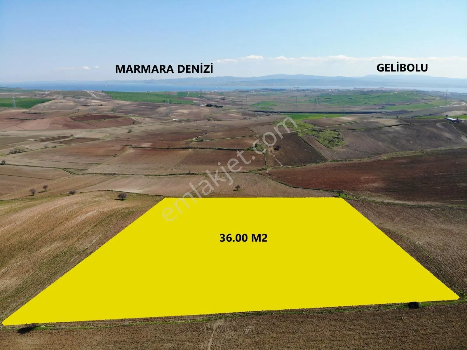 Alkan Gayrimenkul'den Yatırımlık Çiftlik Yapımına Uygun Tarla