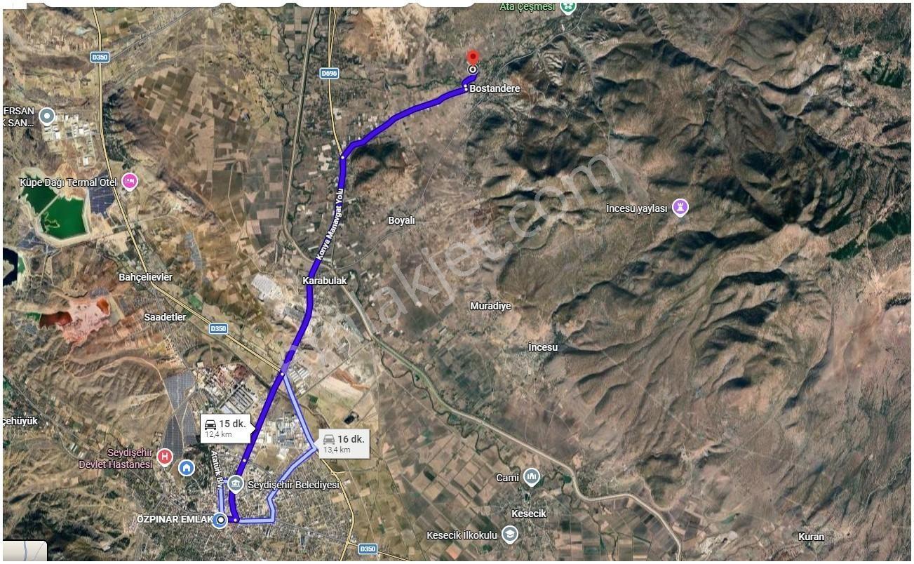 Özpınar,dan İki Parça Tarla Suyu-yolu Var 1656 M2 Kanal Kıyısı - Görsel 8
