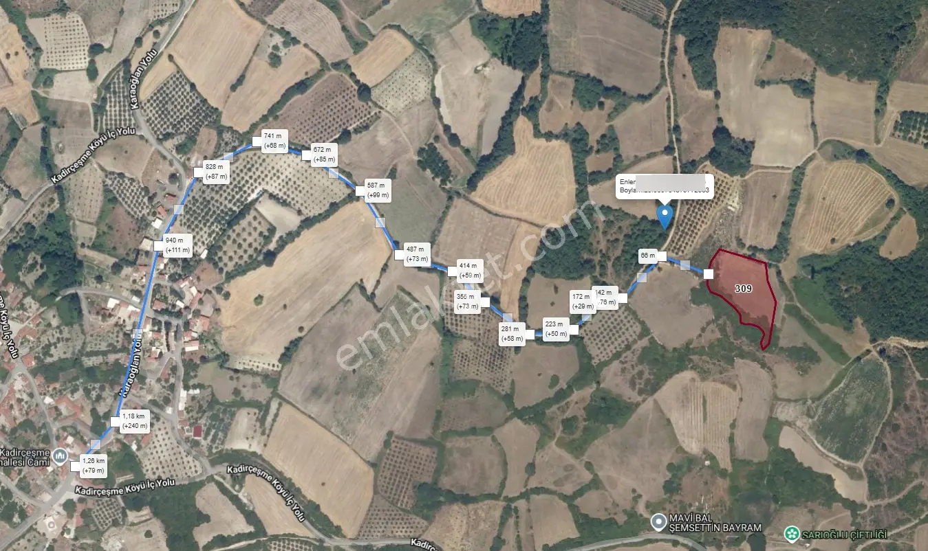 Rt Safir'den Bursa Mustafakemalpaşa Kadirçeşme Mahallesi'nde Satılık 6.450 M² Tarla - Görsel 3