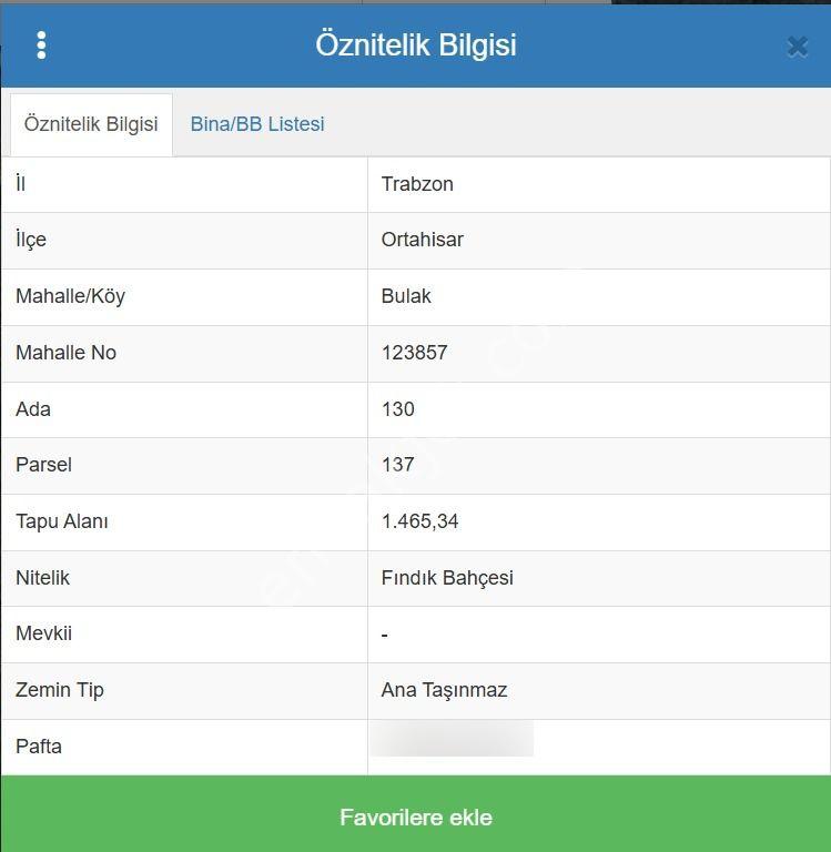 Trabzon Ortahisar Bulak'ta Satılık Arazi - Görsel 23