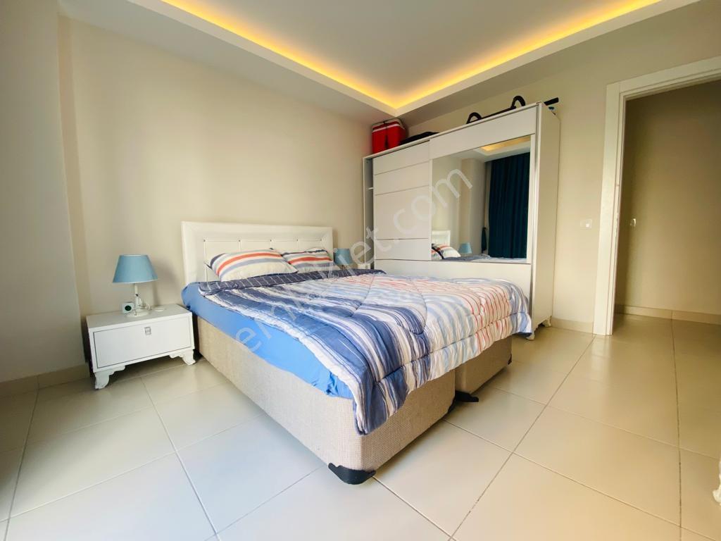 Alanya Mahmutlar 2+1 110m2 Eşyalı Denize 0 Barbaros Cadde Üstü - Görsel 27