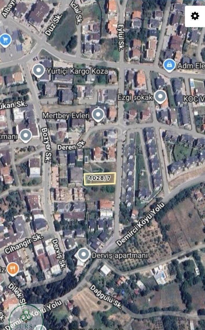 Bursa Nilüfer Demirci'de Satılık Villa İmarlı Arsa - Görsel 2