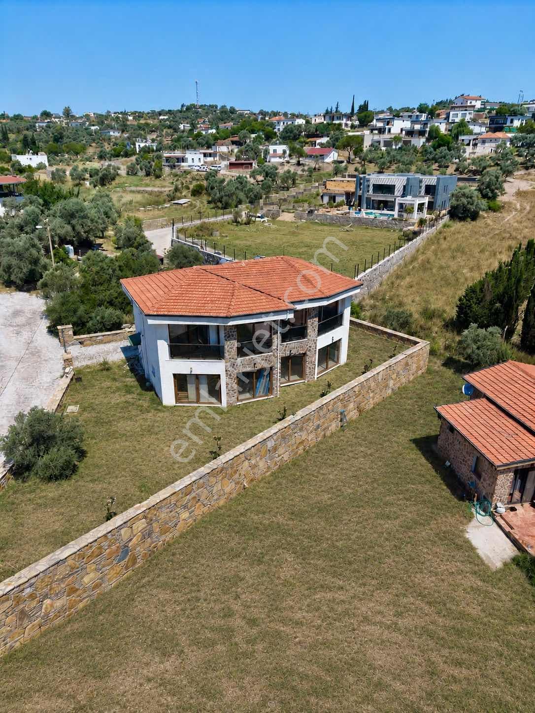 Milas Bodrum Arası Meşelik 4+1 Dubleks Satılık Lüks Sıfır Villa - Görsel 20