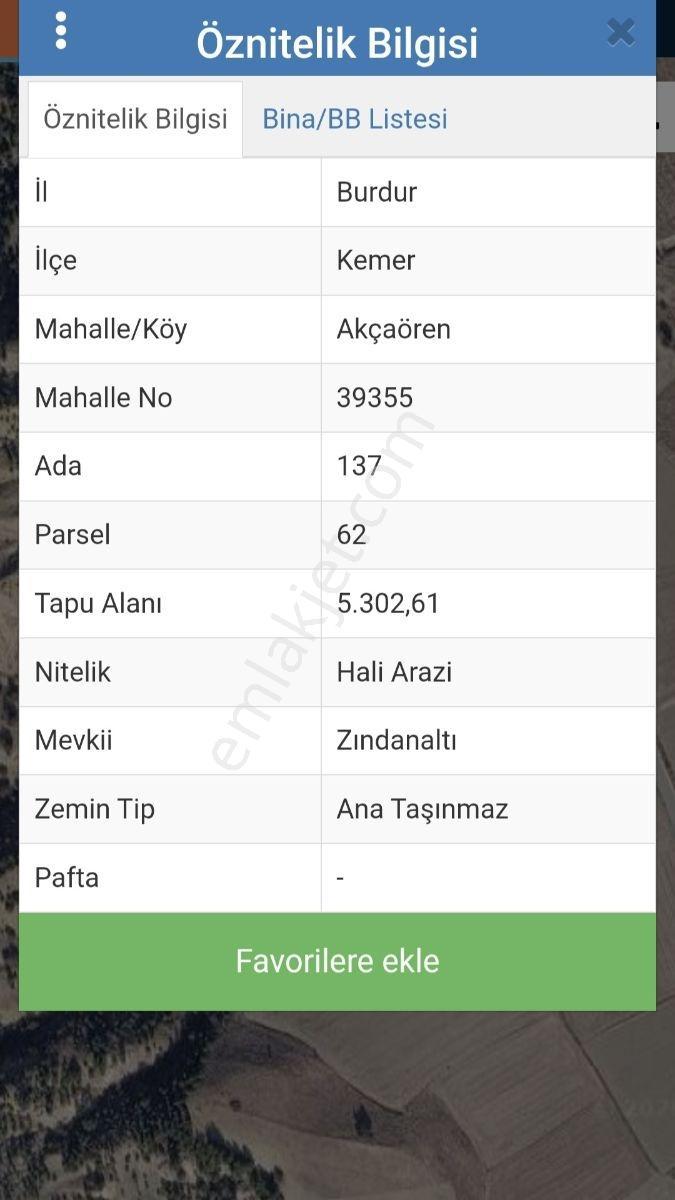 Kemer Akçaören Köyünde Antalya Burdur Asfalt Yoluna İkinci Parse - Görsel 2
