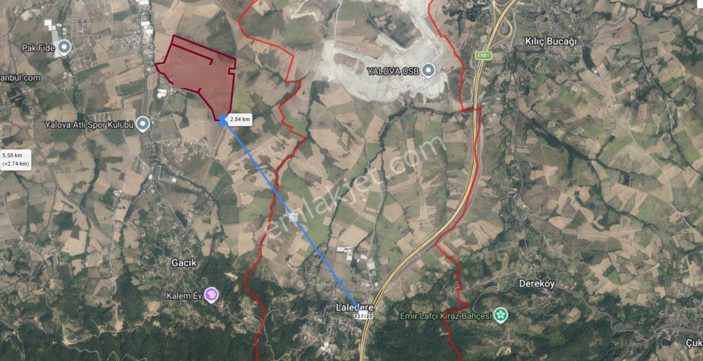 Yalova'nın Gözde Köyü Laledere' De 781 M2 Köy İmarlı Bahçe - Görsel 8