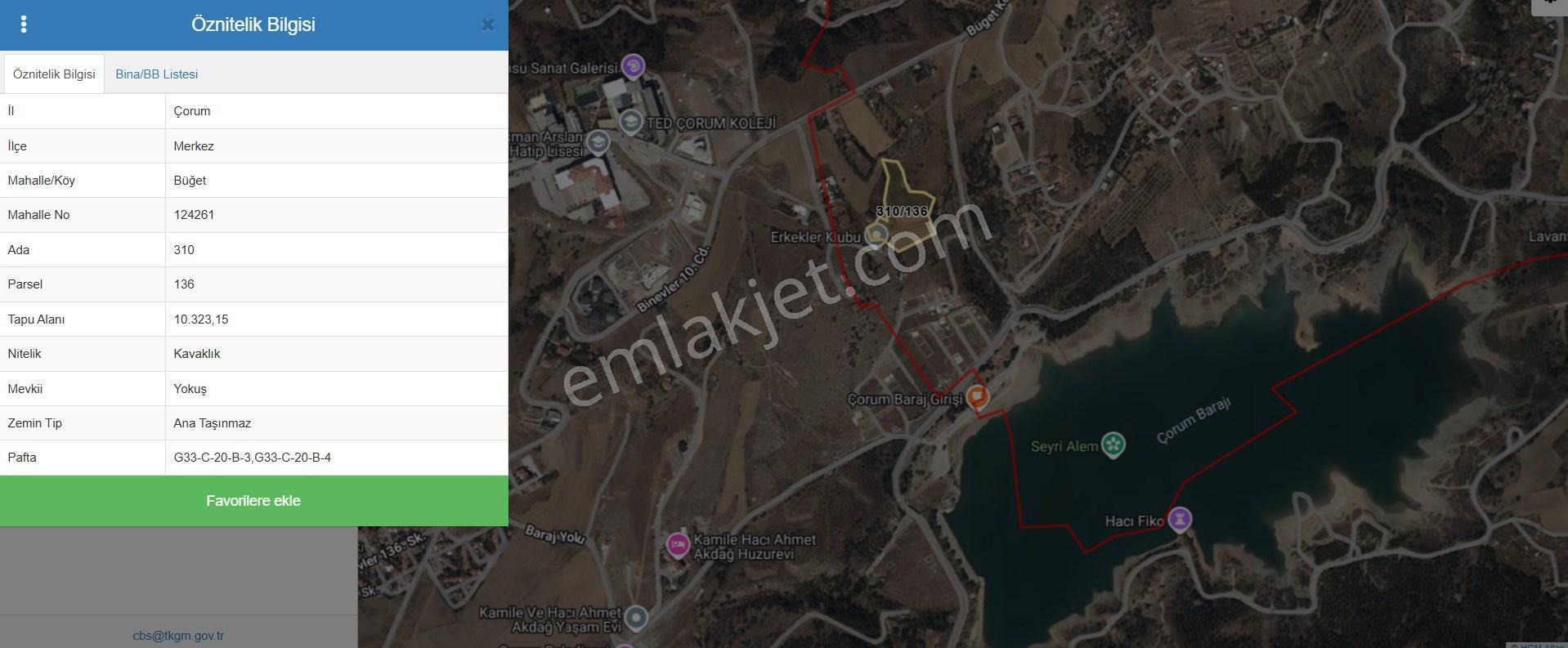Büğet Yolu Ted Koleji Yanı Baraj Manzaralı Satılık Tarla - Görsel 2