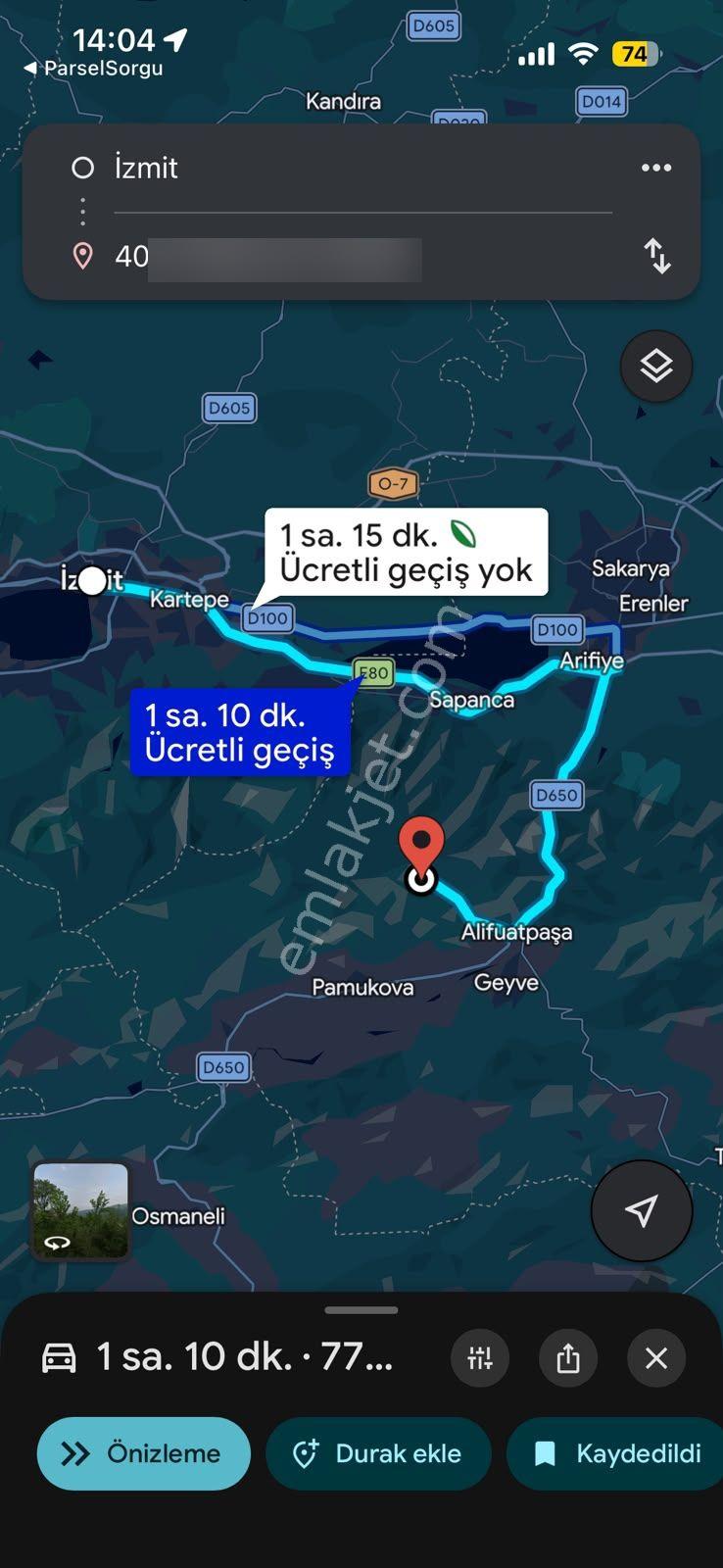 Sakarya Geyve Melekşeoruç'ta %40 İmarlı Arsa - Görsel 7