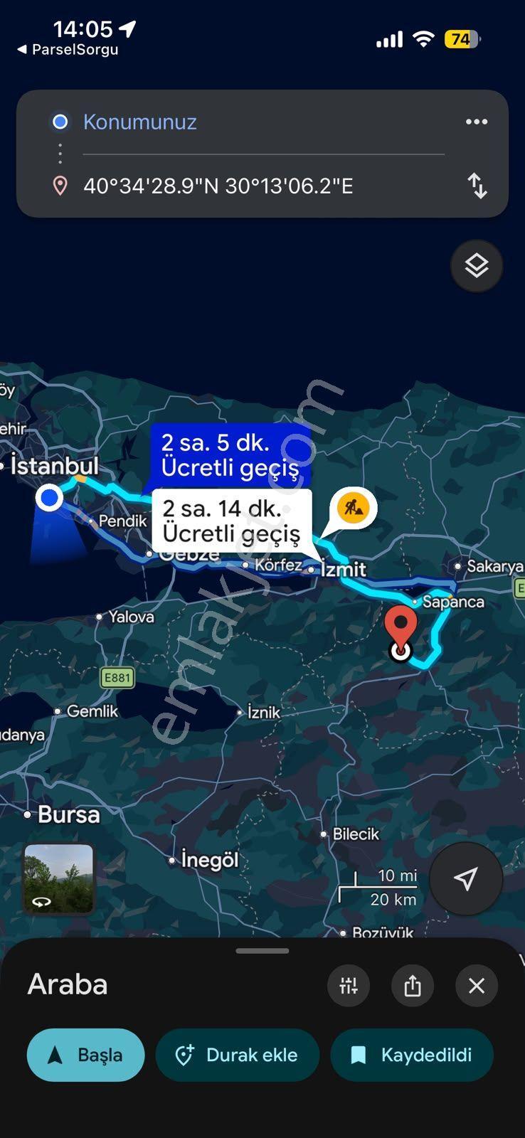 Sakarya Geyve Melekşeoruç'ta %40 İmarlı Arsa - Görsel 5