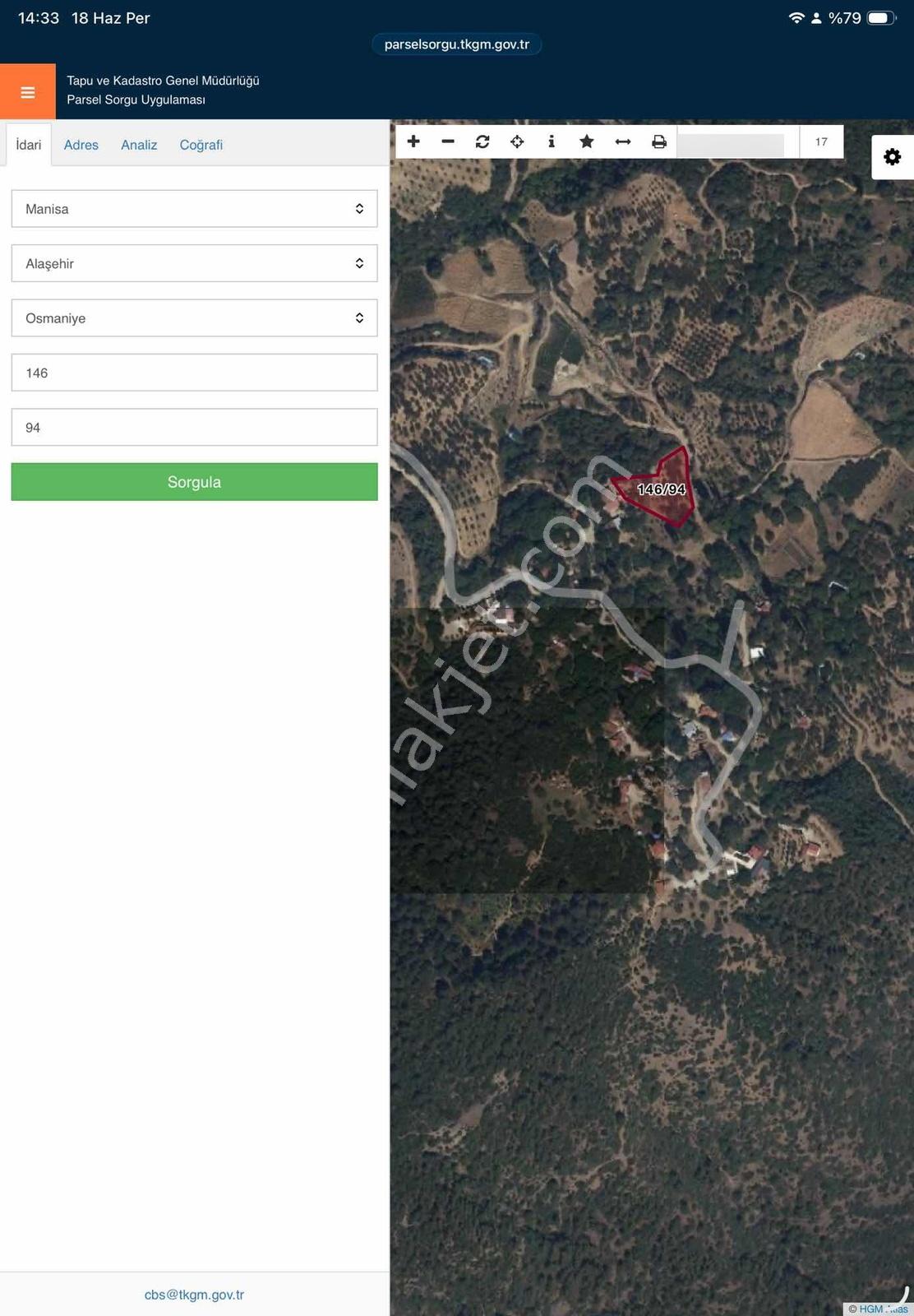 Osmaniye Mahallesinde Satılık Yüksek Verimli Kiraz Bahçesi - Görsel 4
