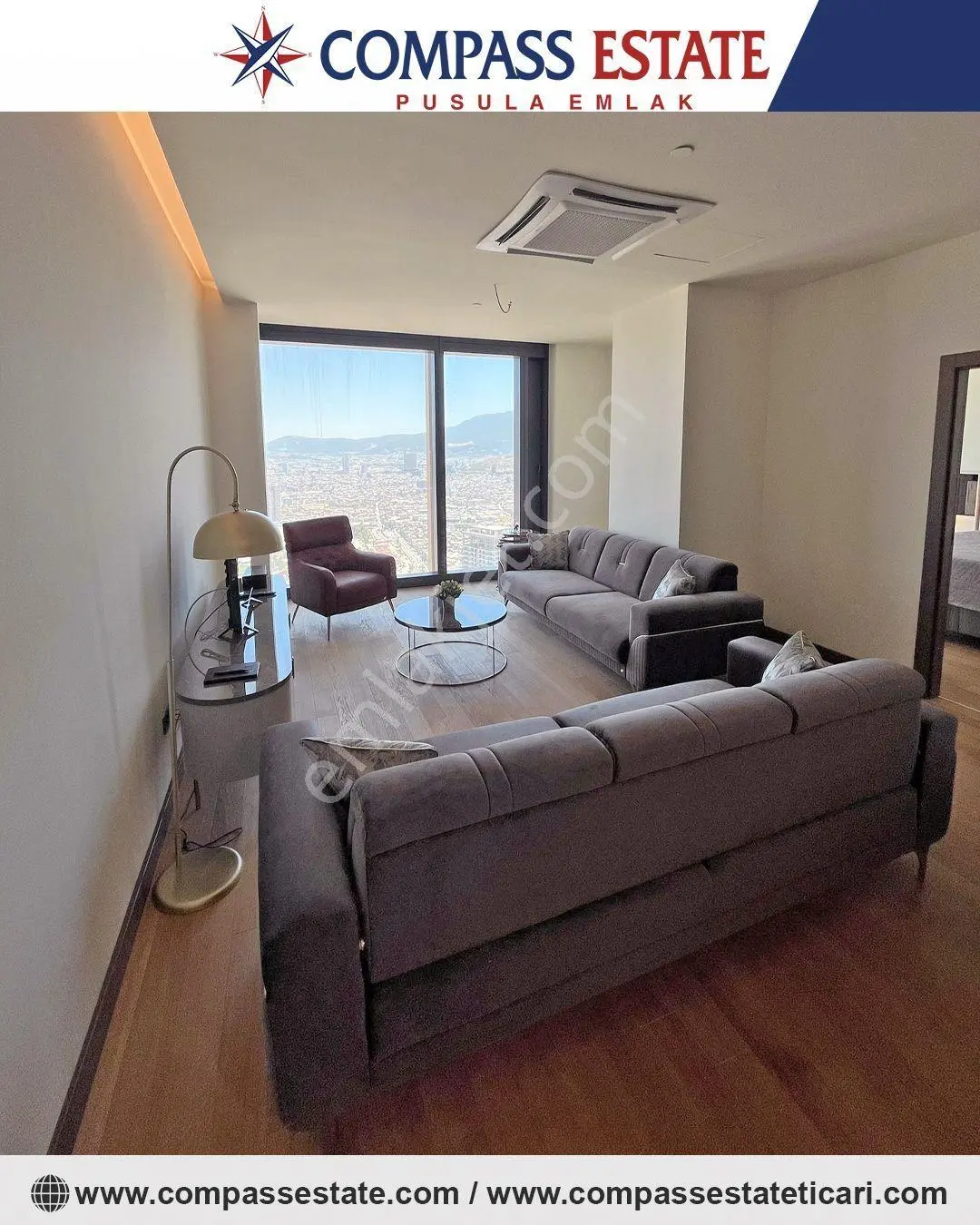 İzmirin En Güzel Gece Mazarasında Kiralık 1+1 Mobilyalı Daire - Görsel 5