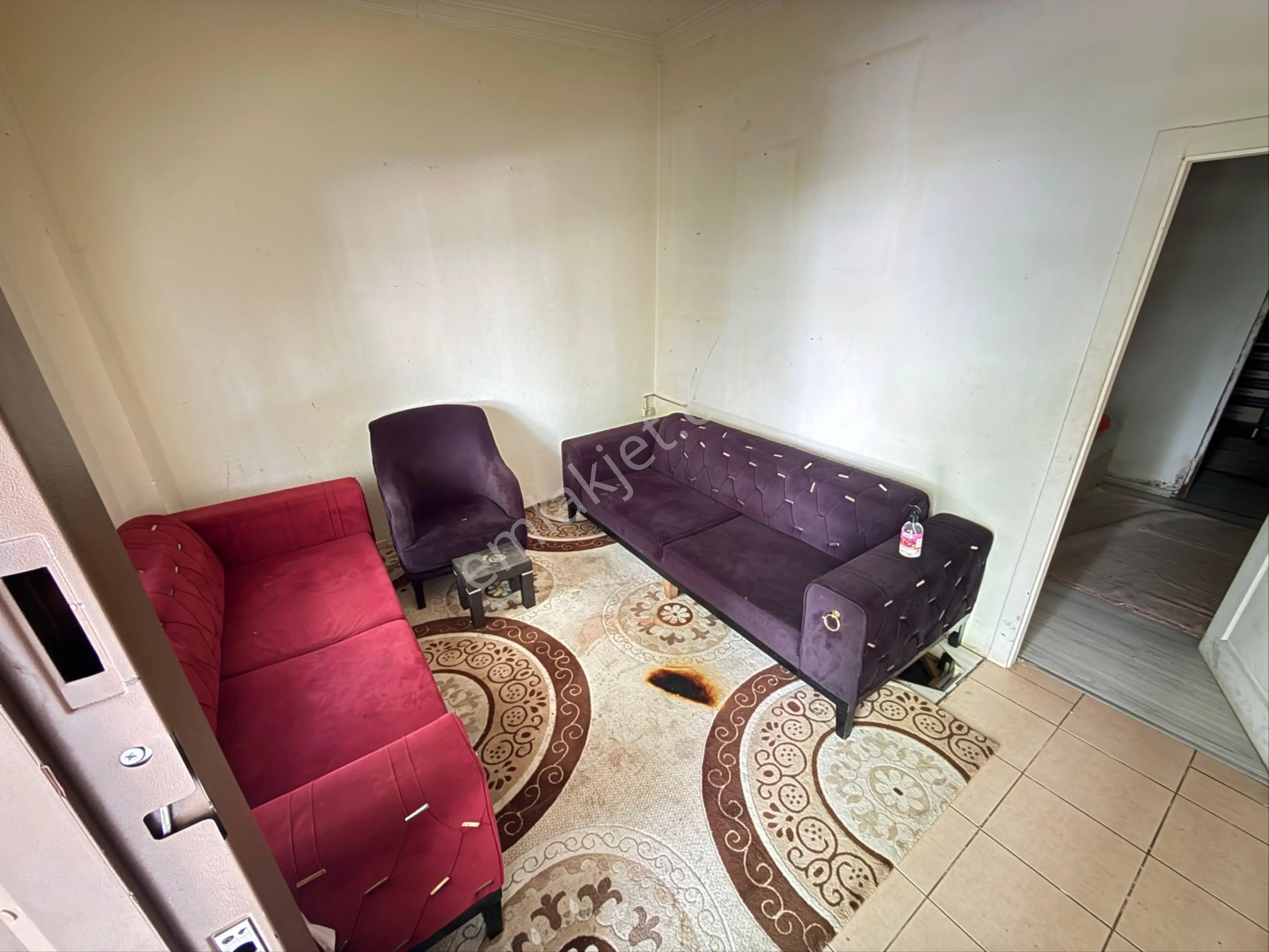 1+1 Cadde Yakını Giriş Kat Kiralık Daire - Görsel 2