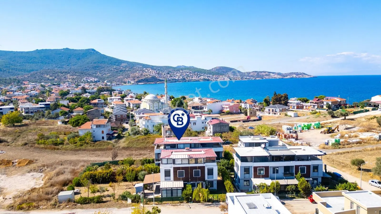 Yeni Foça Gencelli De Satılık 3+1 Teraslı Bahçeli Dubleks - Görsel 2