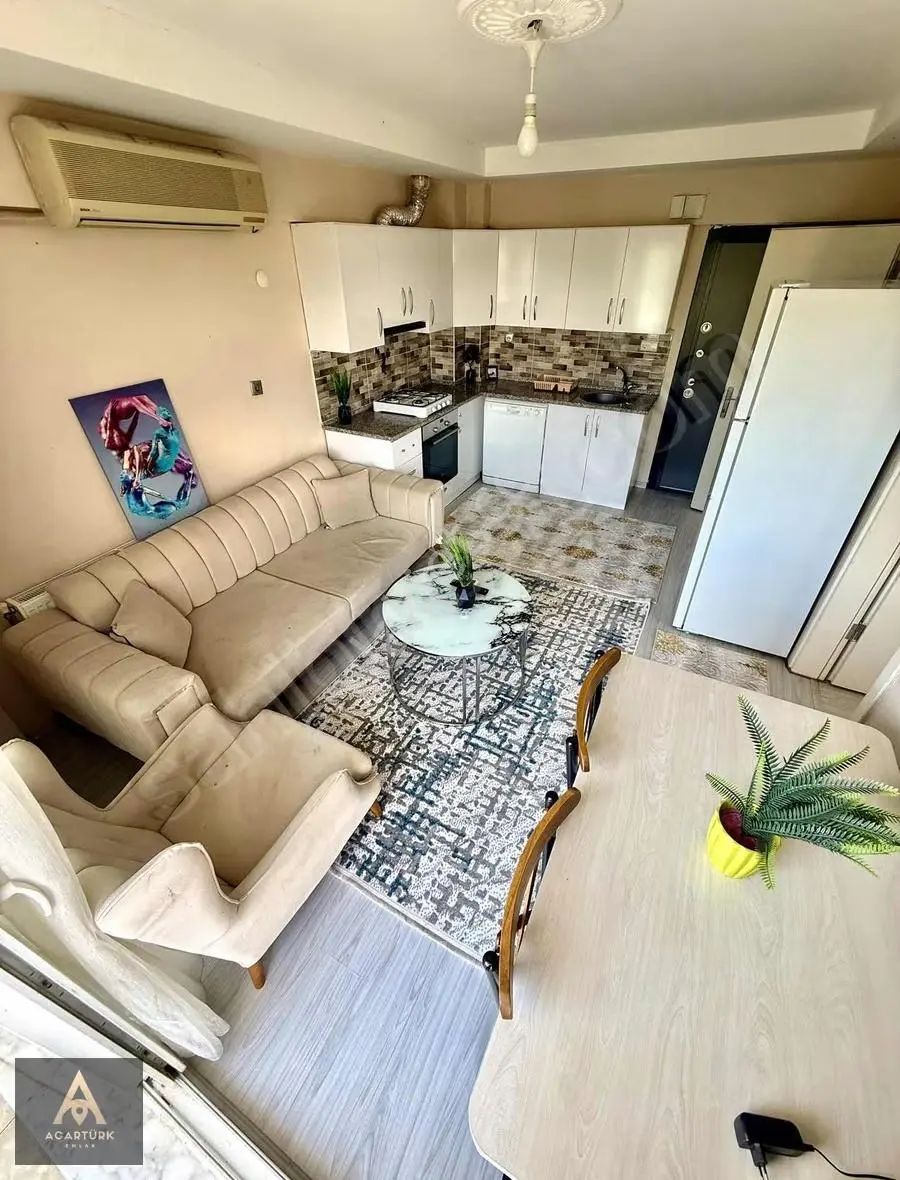 Sümer'de Kiralık 1+1 Full Eşyalı Daire, Balkonlu, Ön Cephe - Görsel 4