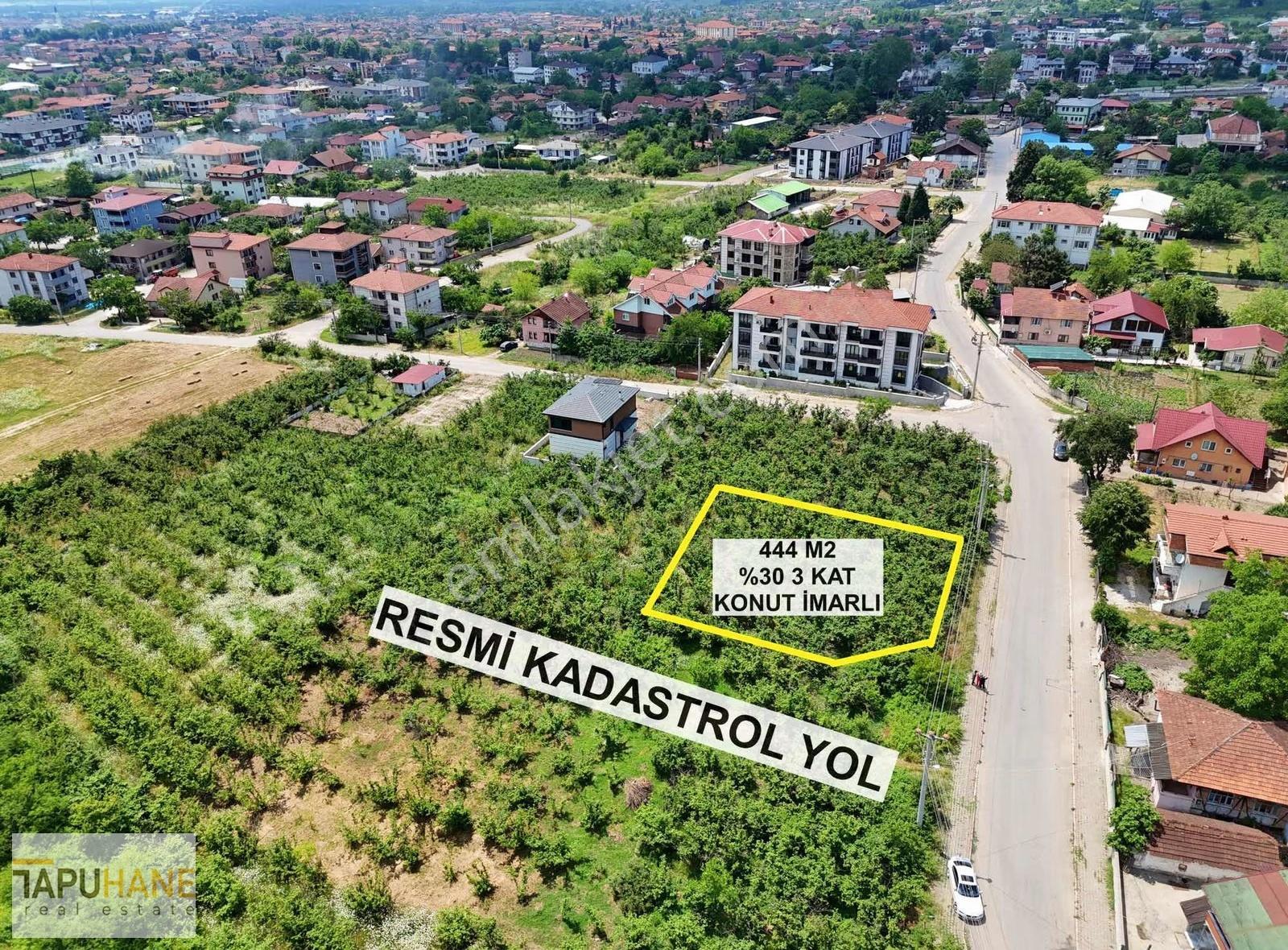 Tapuhaneden Dereboğazı Mahallesinde %30 3 Kat Konut İmarlı Arsa - Görsel 6