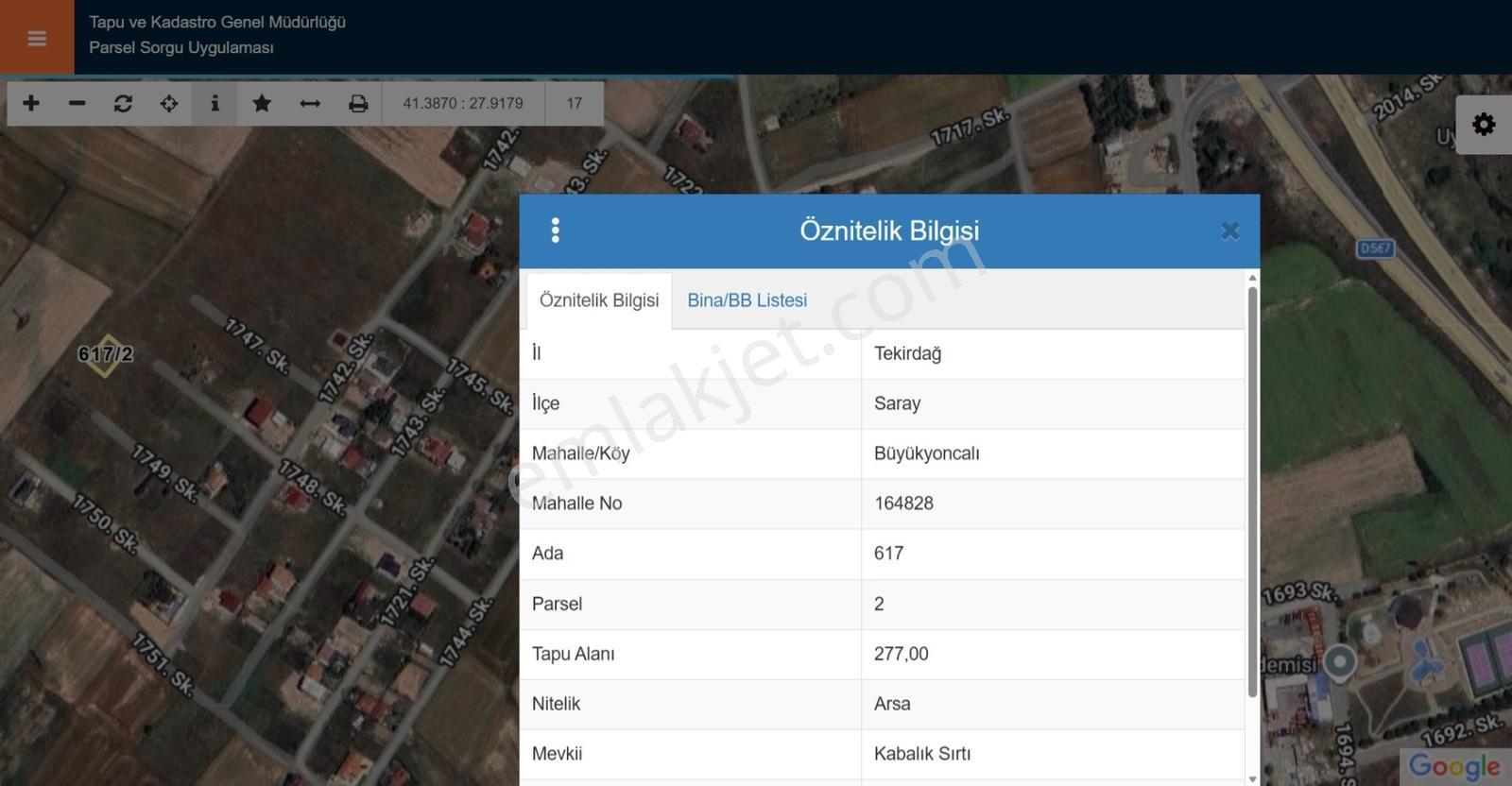 Saray Büyükyoncalı'da 3 Kat İmarlı Tek Tapu 277 M2 Yerleşim İçi - Görsel 11