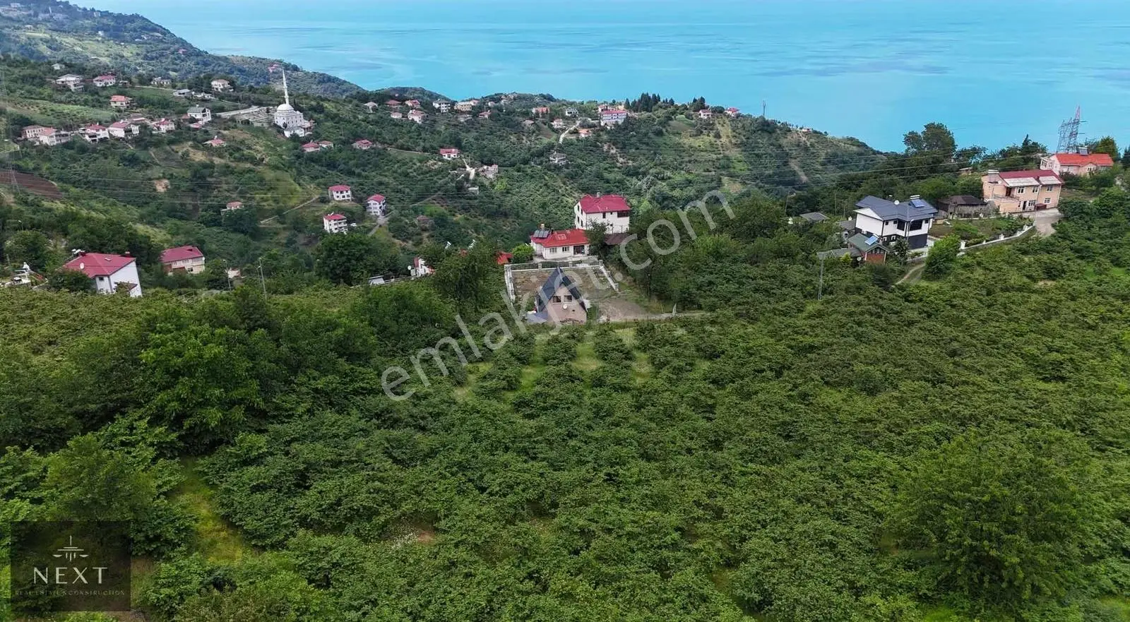 Akçaabat Mersin Mah. Eşsiz Deniz Manzarası,eğimsiz Yola Cephe