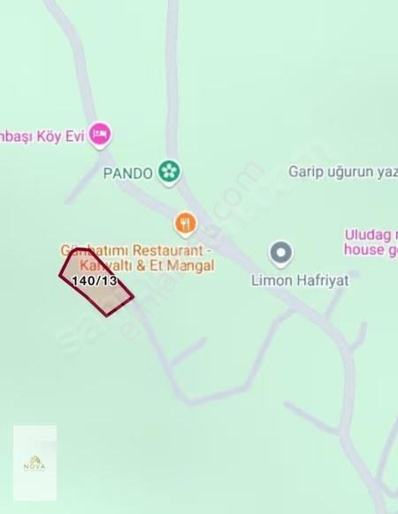 Bursa Gökçeören'de Manzaralı, Tek Tapu 1769 M² Hobi Bahçesi - Görsel 12