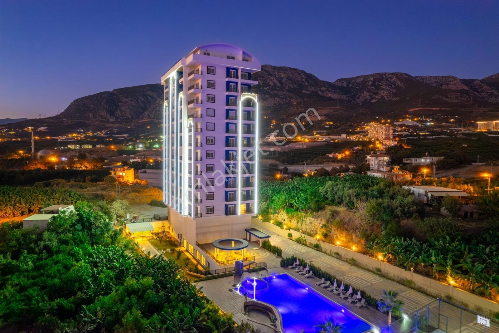 Alanya Mahmutlarda Sıfır 1+1 Oturuma Hazır Denız Manzaralı Daire - Görsel 23