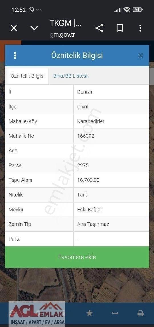 Çivril Karabedirler De Yatırımlık Ceviz Bahçesi.. - Görsel 3