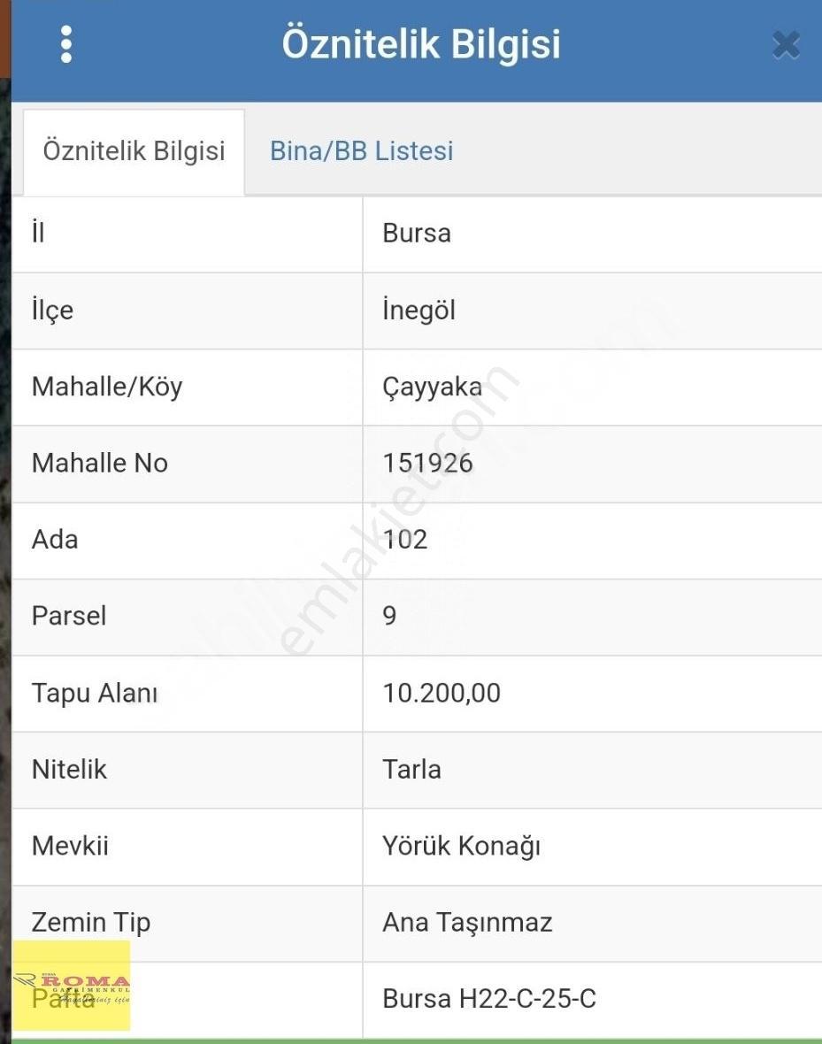 Roma' Dan Çayyaka' Da Satılık Tarla - Görsel 10