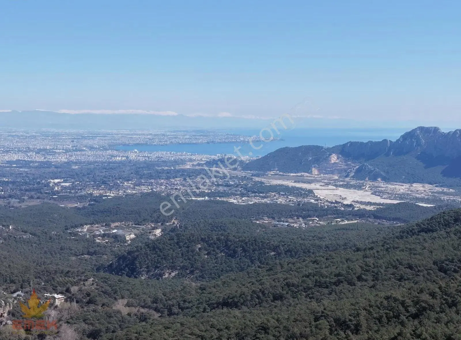 Konyaaltı Çağlarcada Deniz Manzaralı Parsel
