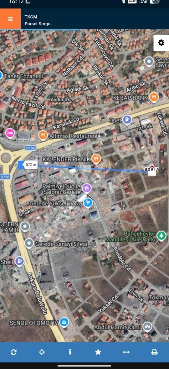 Demirciler Mahallesi Satilik Fırsat 375 M2 Sanayi Arsasi