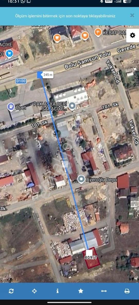 Demirciler Mahallesi Satilik Fırsat 375 M2 Sanayi Arsasi - Görsel 3