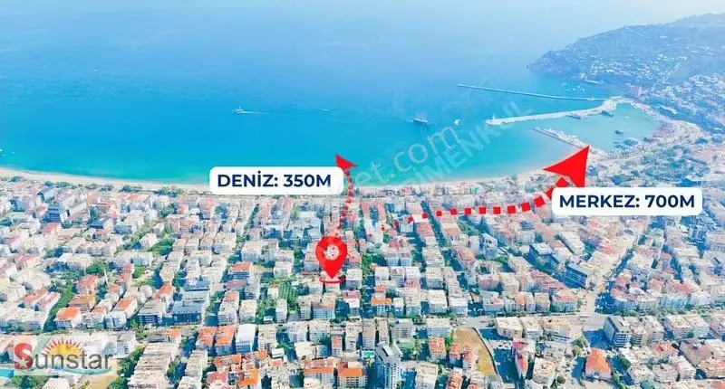 Alanya Güllerpınarı'nda Satılık 2+1 Ayrı Mutfaklı Daire