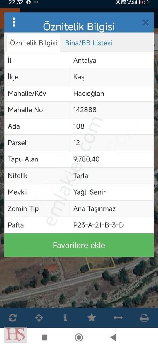 Antalya Kaş Hacıoğlan Mah.satılık Arsa-yatırım Fısatı - Görsel 2