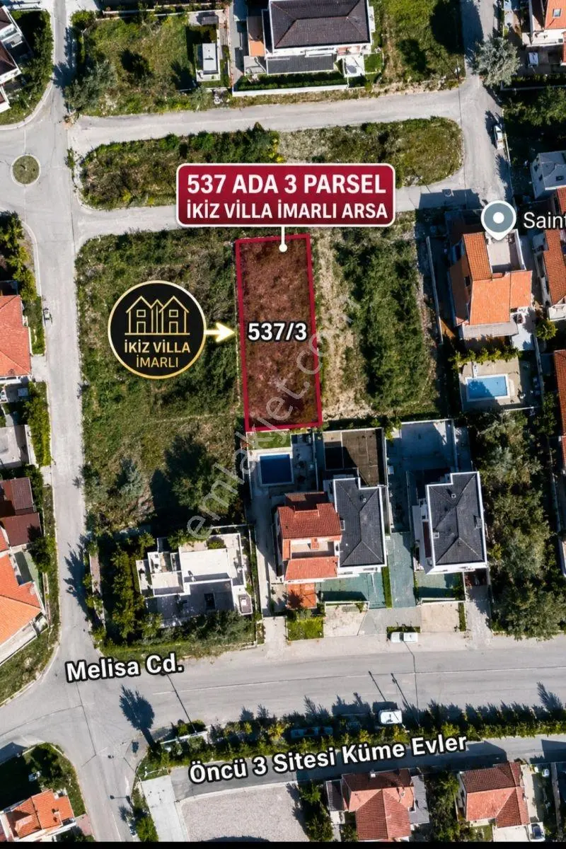 Kuşadası Soğucak'ta İki Villalık İmarlı Eşsiz Yatırım Fırsatı - Görsel 3
