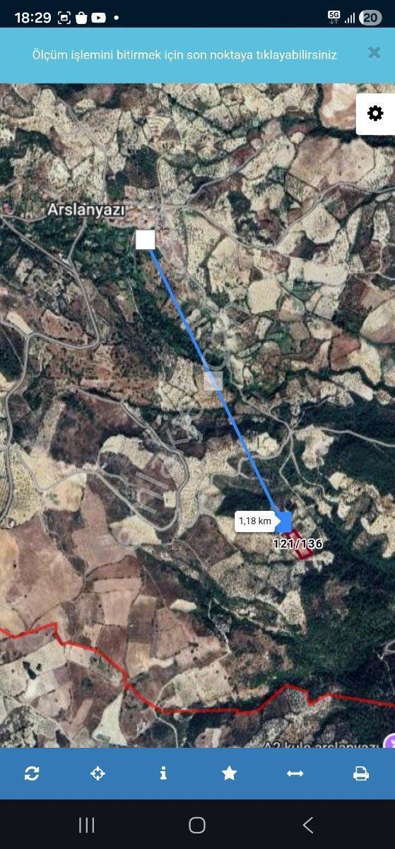 Arslanyazı Da Yolu Açık Zeytin Ekili 4 Dönüm Fırsat Parsel - Görsel 7