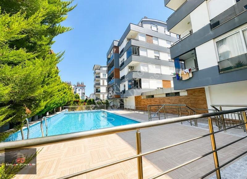 Konyaaltı Liman Mah. Havuzlu Sitede Eşyalı 1+1 Satılık Daire