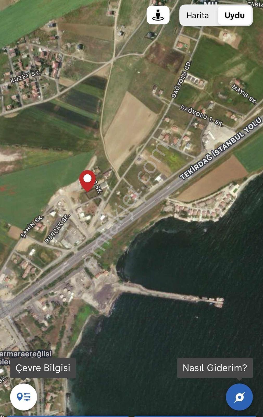 Marmaraereğlisi 5 Kat İmarlı Müstakil Tapulu Arsa