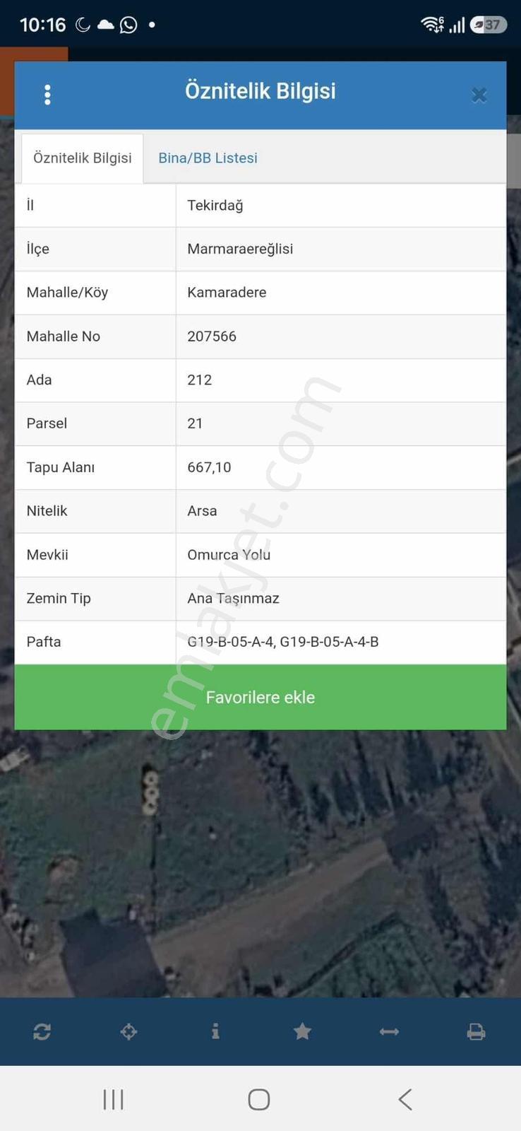Marmaraereğlisi 5 Kat İmarlı Müstakil Tapulu Arsa - Görsel 3