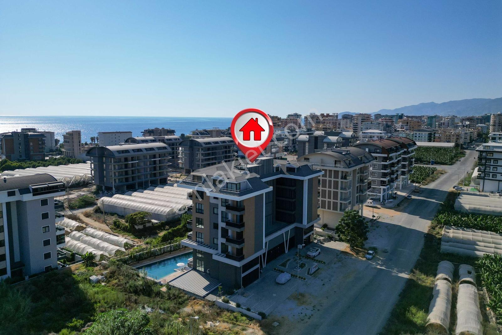 Kargıcak Alisa Deluxe Residence'te 1+1 Eşyalı Daire - Görsel 18