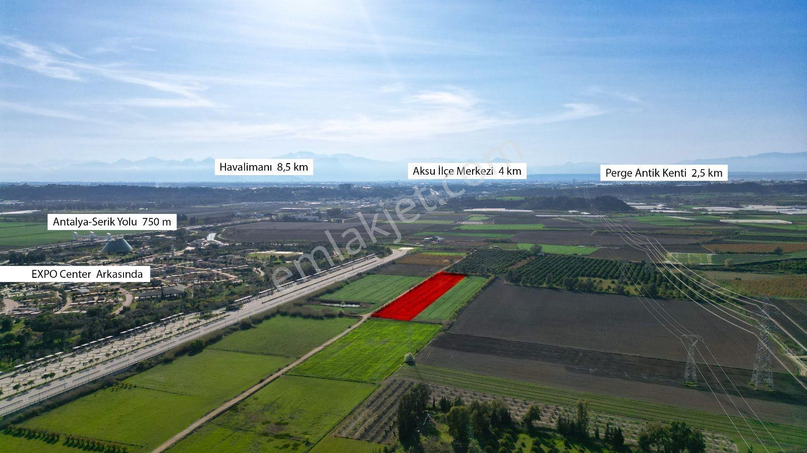 Aksu Solak Köyü Satılık Tarla Expo Center Dibinde 9440 M² - Görsel 7