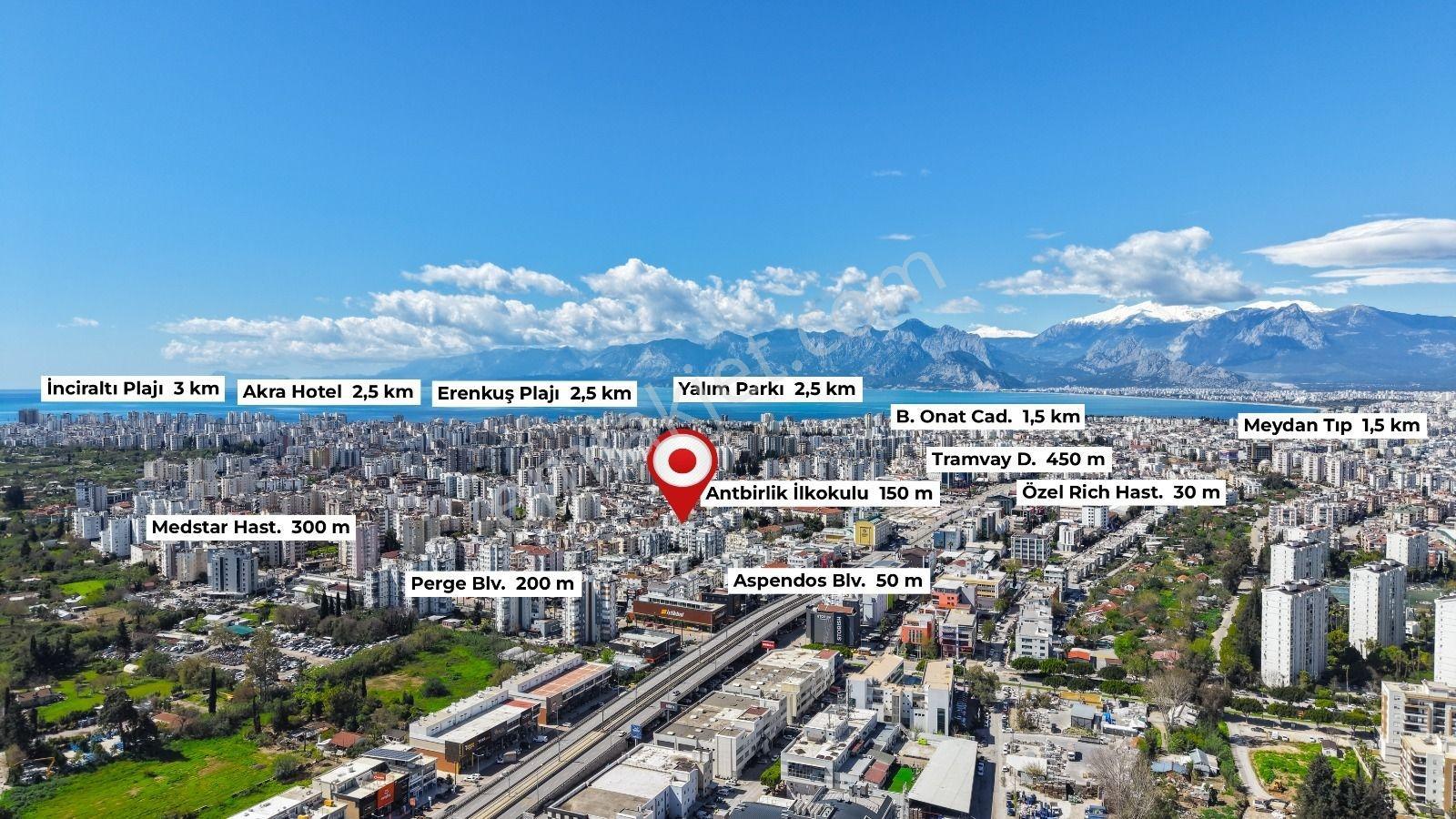 Muratpaşada Güvenlikli Havuzlu Sitede 3+1 Satılık Daire - Görsel 3
