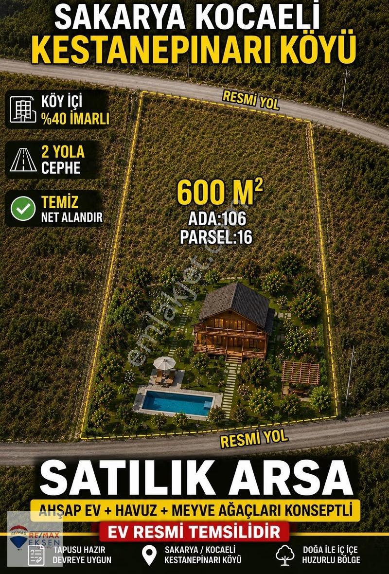 Sakarya Kocaali Kestanepınarı Köy İçi %40 İmarlı Satılık Arsa - Görsel 4